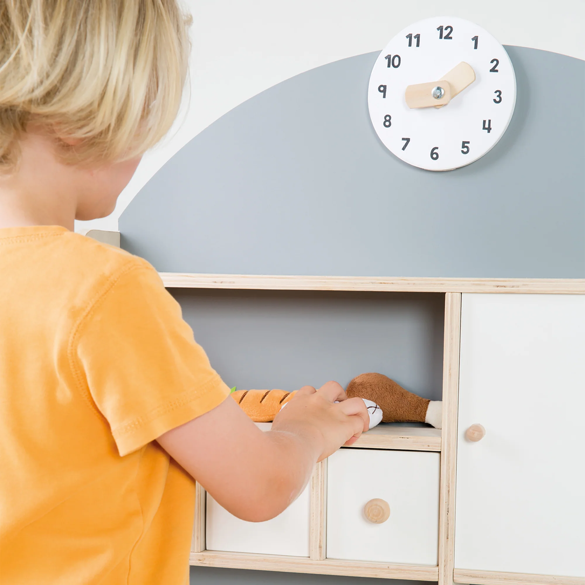 Kaufladen für Kinder, Kaufmannsladen aus Holz, Verkaufsstand mit Theke und Seitentheke - Image 13