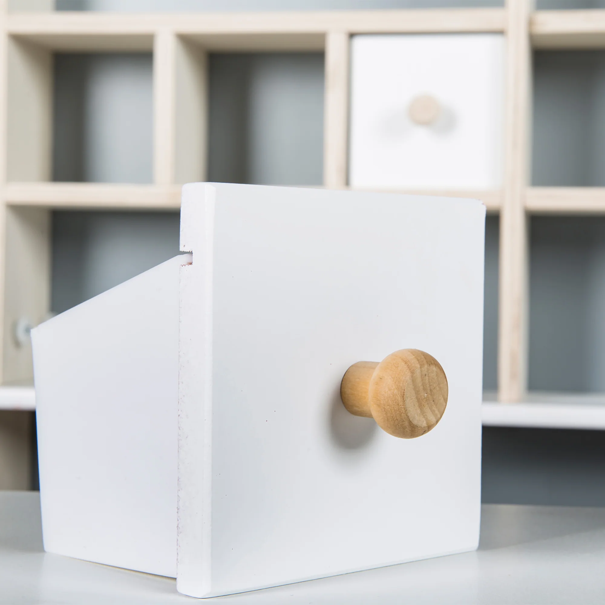 Kaufladen für Kinder, Kaufmannsladen aus Holz, Verkaufsstand mit Theke und Seitentheke - Image 7
