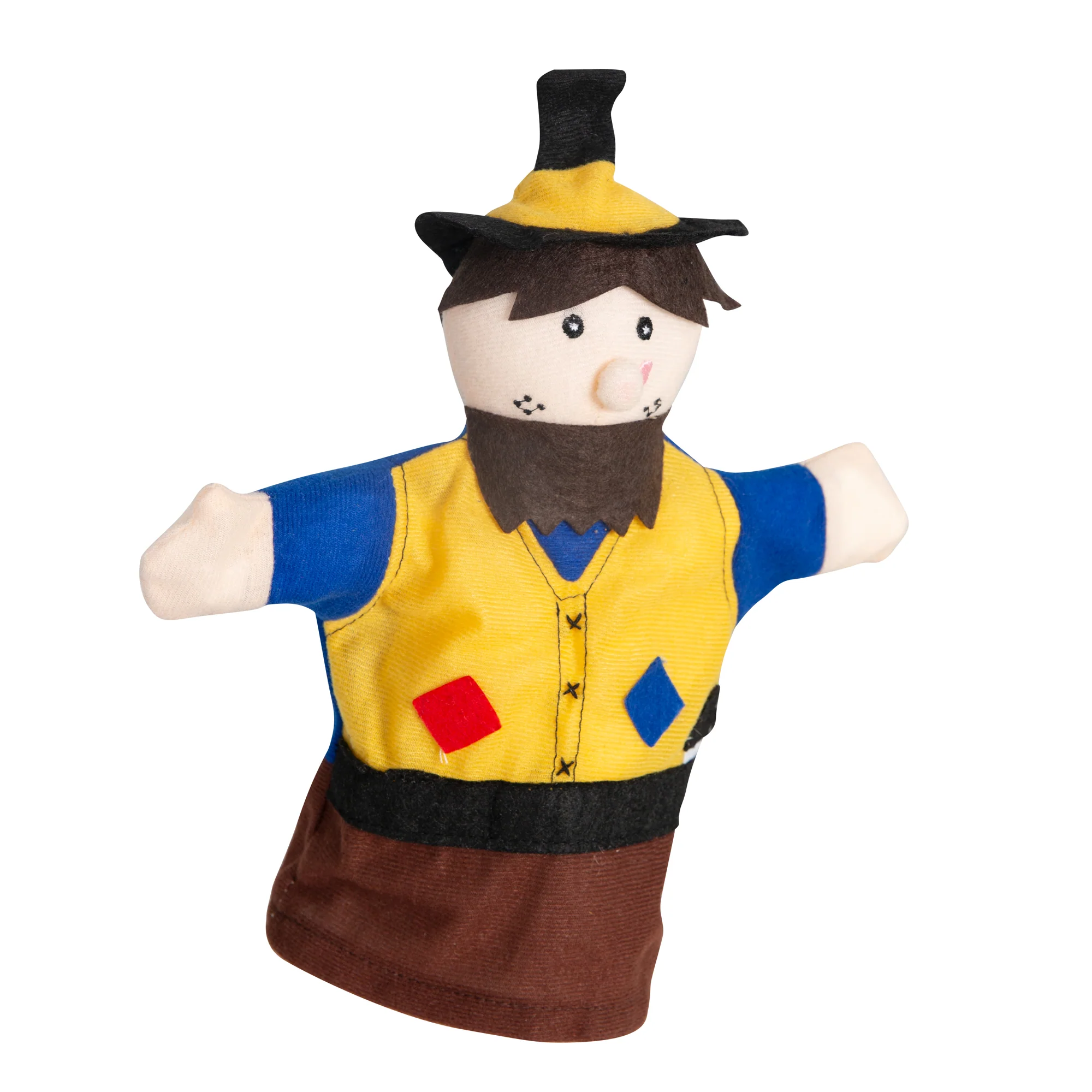Kasperlefiguren aus Stoff, Handpuppenset 6-tlg, Kasperpuppen für Puppentheater & Rollenspiel - Image 12