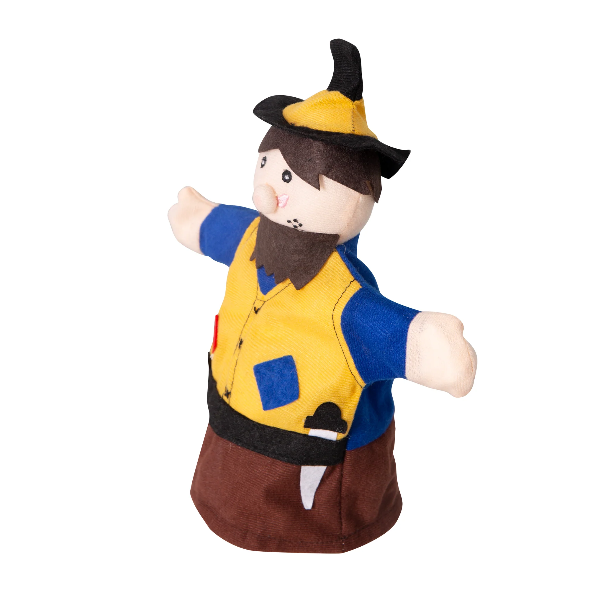 Kasperlefiguren aus Stoff, Handpuppenset 6-tlg, Kasperpuppen für Puppentheater & Rollenspiel - Image 16