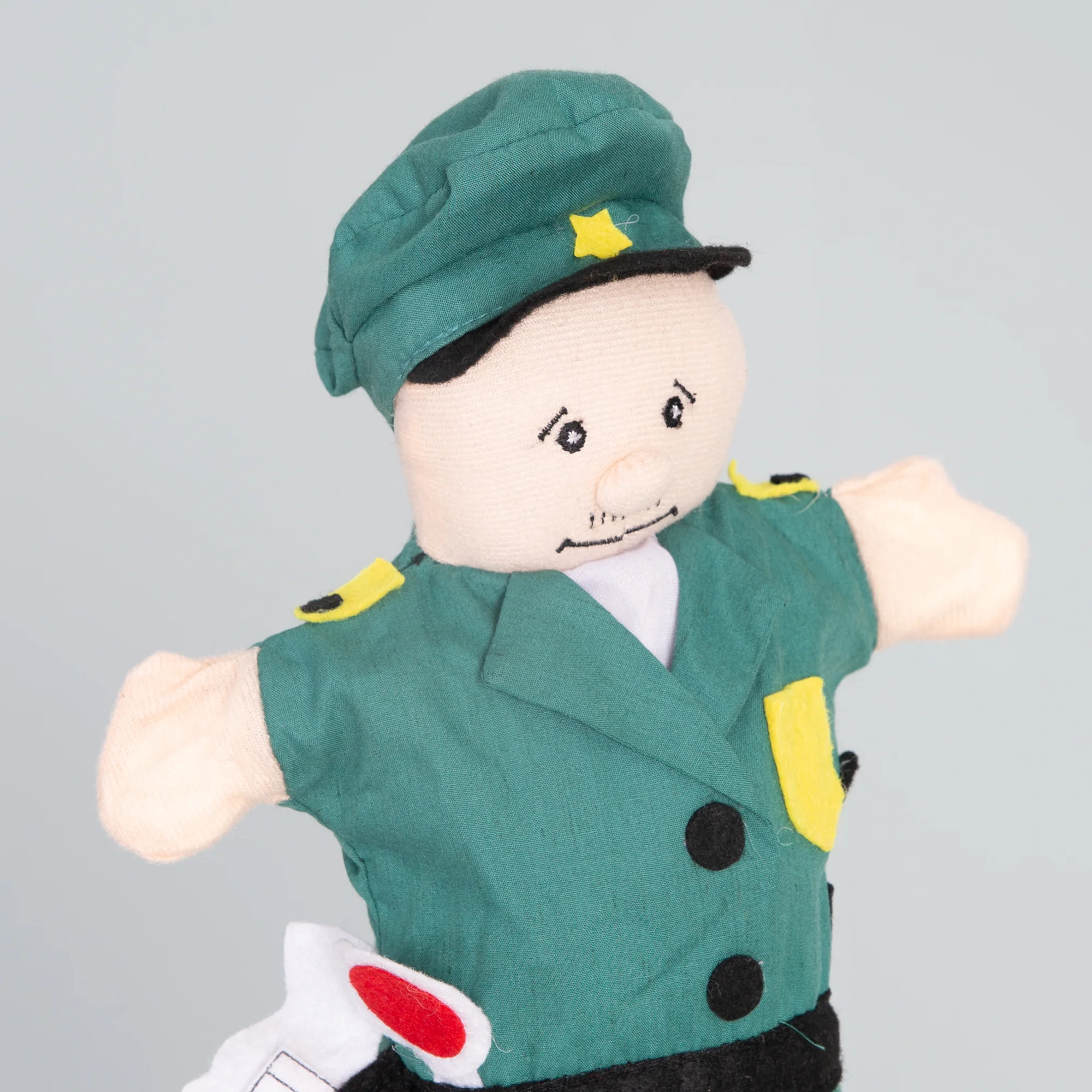 Kasperlefiguren aus Stoff, Handpuppenset 6-tlg, Kasperpuppen für Puppentheater & Rollenspiel - Image 4