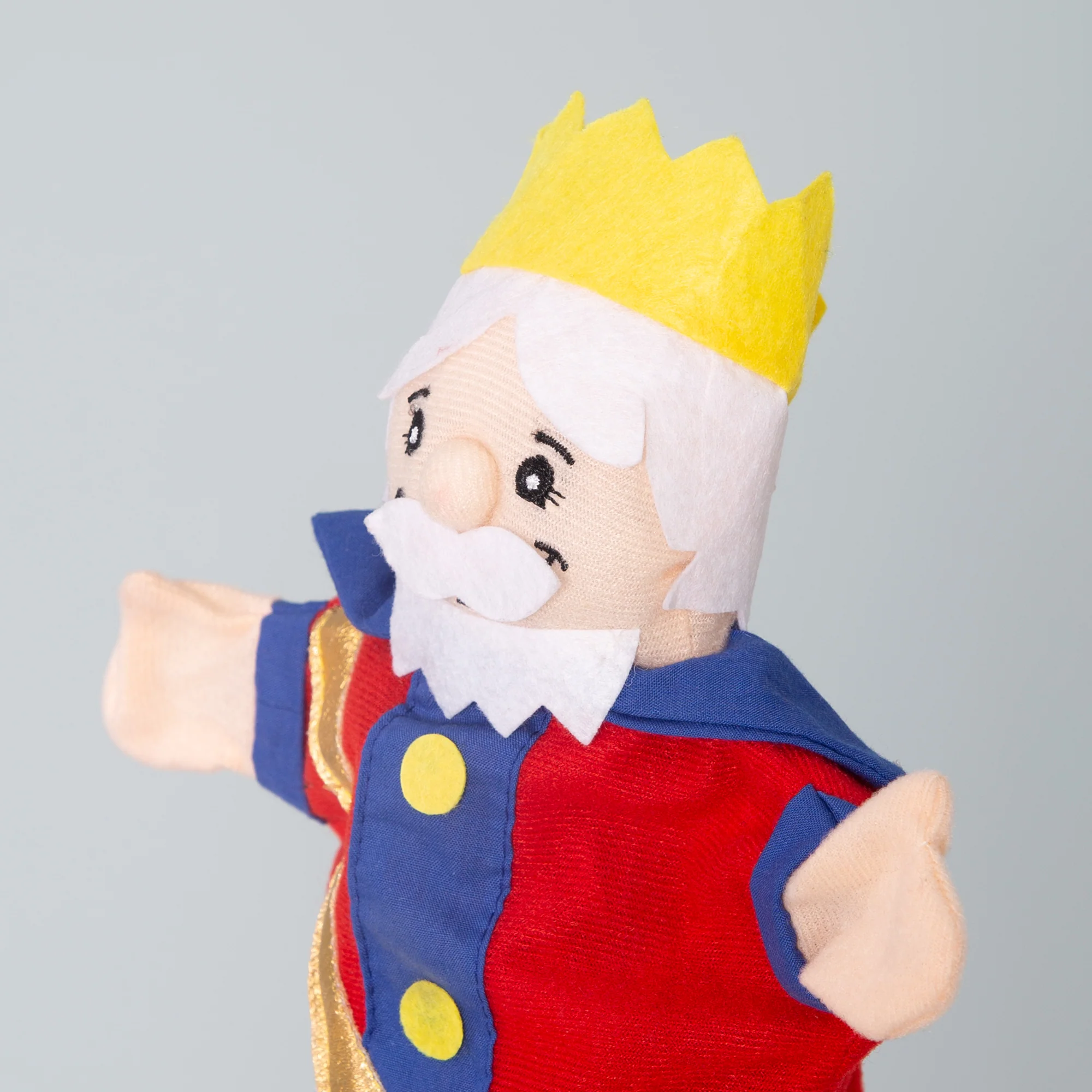 Kasperlefiguren aus Stoff, Handpuppenset 6-tlg, Kasperpuppen für Puppentheater & Rollenspiel - Image 9