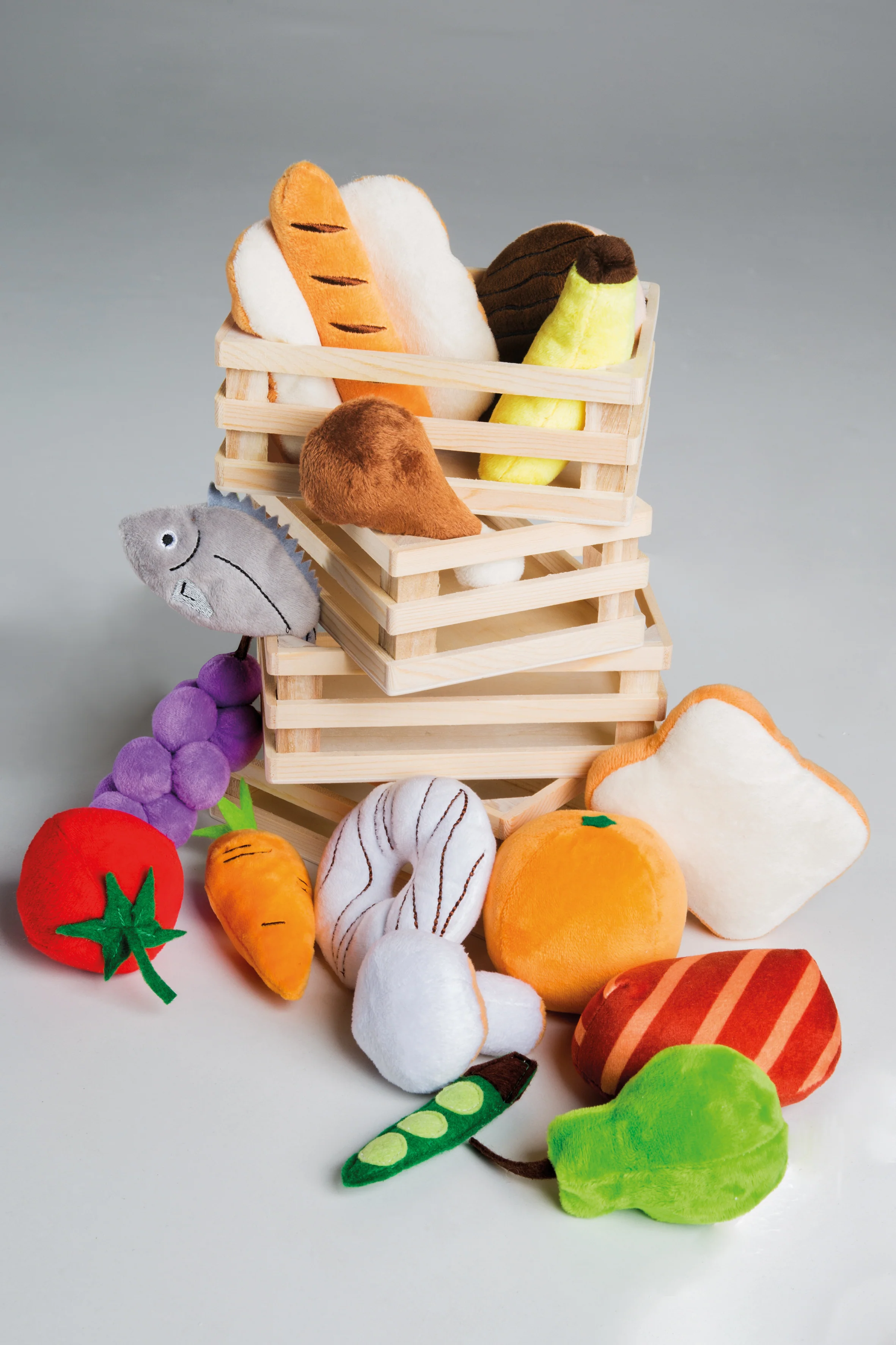 Nahrungsmittelgruppen, 4 Körbchen mit Zubehör für Kaufladen und Kinderküche - Image 3