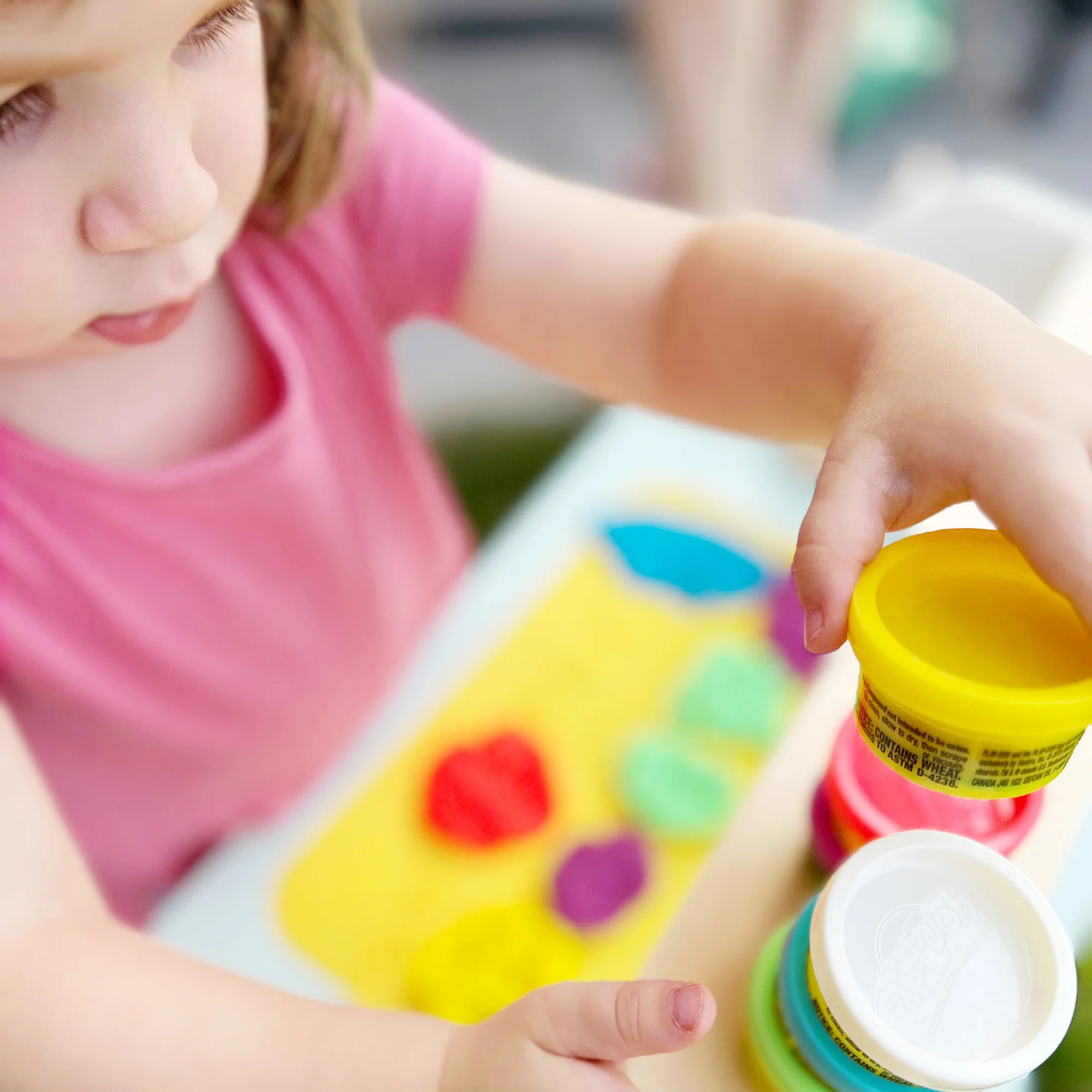 roba x Play-Doh Set - 3D-Kreativmatte mit 12 Knetdosen & Holzwerkzeugen - Image 11
