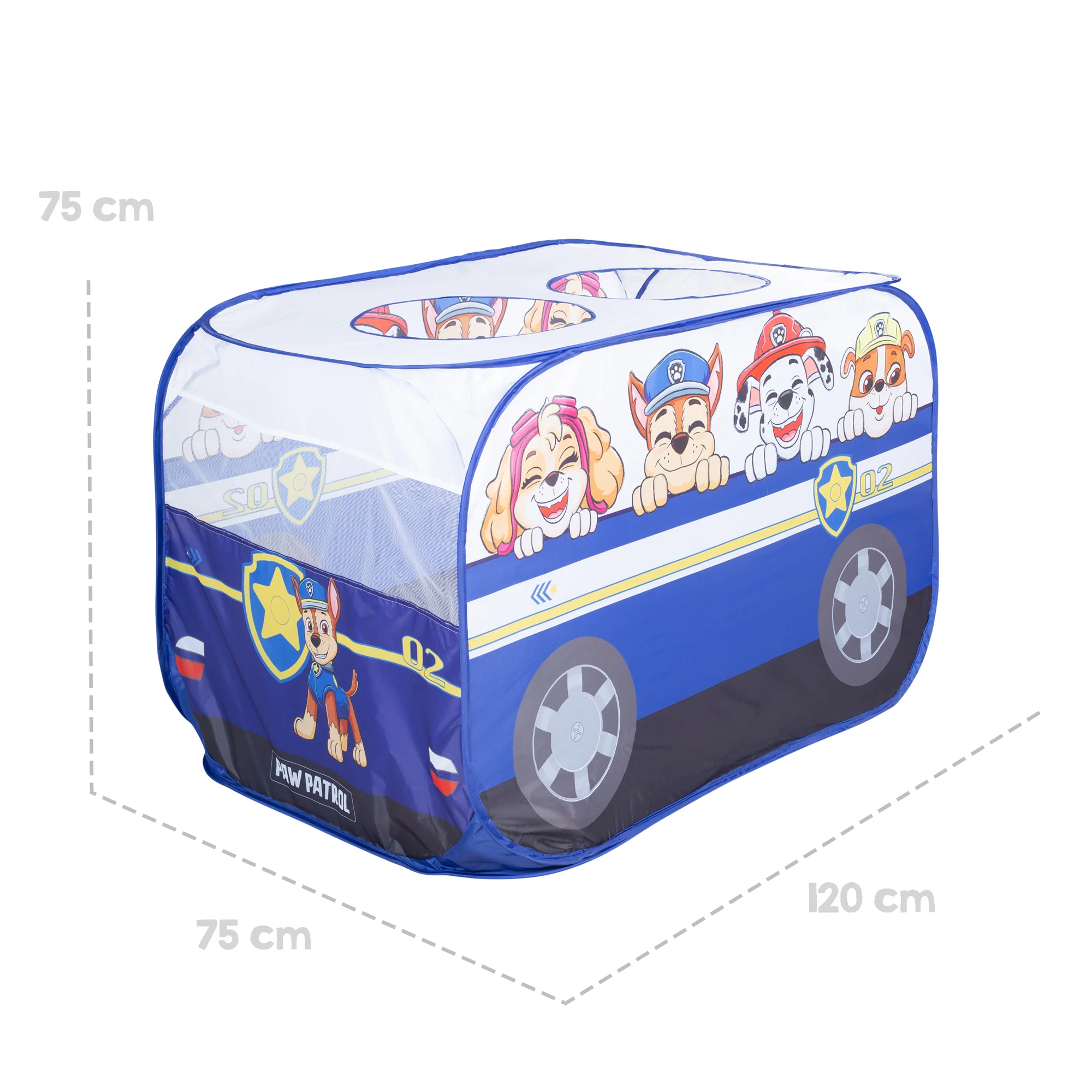 Pop-Up Spielzelt 'Paw Patrol' - Zelt in Autoform mit automatischer Klappfunktion - Image 3
